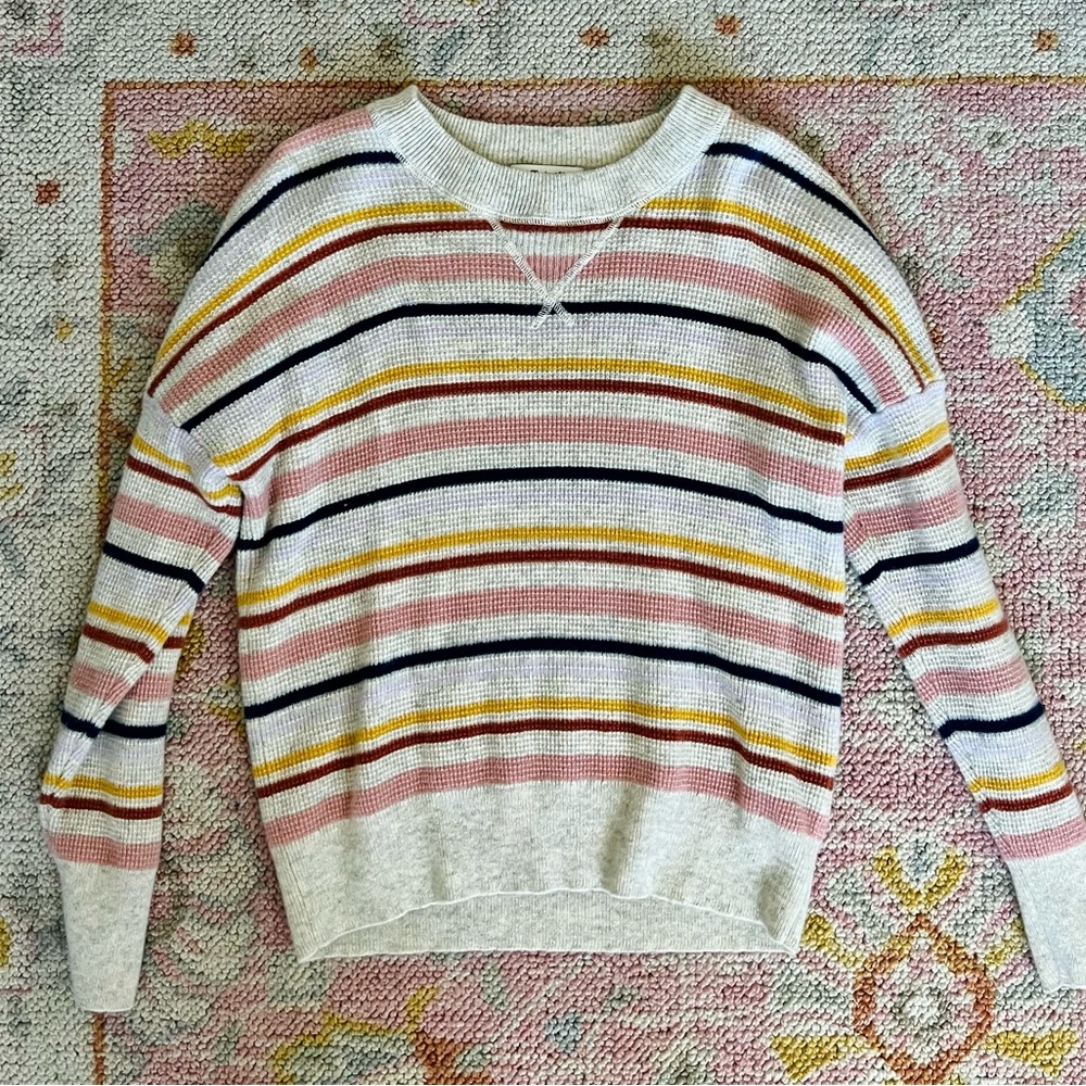 Striped Madewell sweater